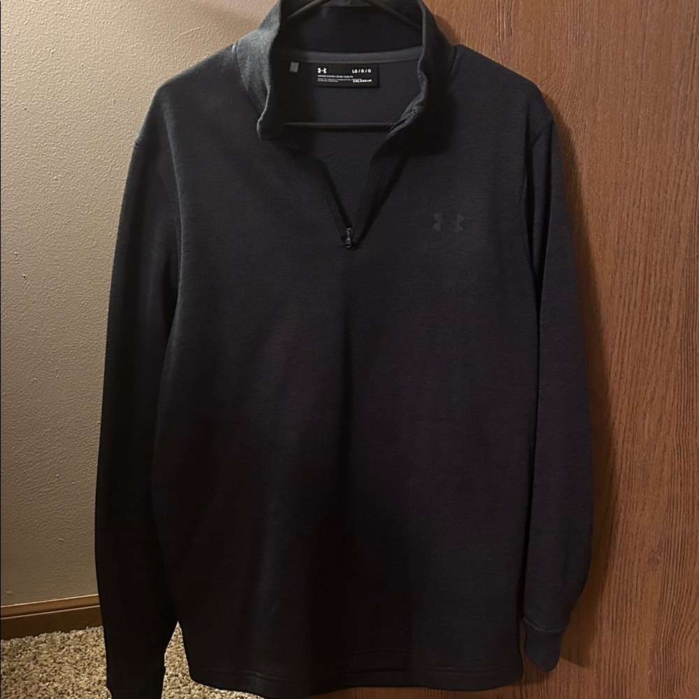 Under Armour Men's Dark Gray Quarter-Zip Pullover